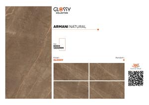 Carreaux de porcelaine polis numériques 60x120 cm Finition brillante naturelle Qualité supérieure Carreaux de 600x1200mm pour la cuisine - Product Image 2