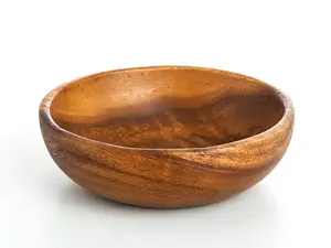 Bols en bois de manguier en bois naturel à forte demande Vaisselle en céramique Dessus de table Cadeaux d'affaires Quantité en vrac disponible - Product Image 3