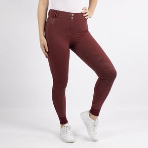 ใหม่ล่าสุดออกแบบเองสำหรับผู้หญิงกางเกงขี่ม้าแบบเต็มที่นั่ง - Product Image 1