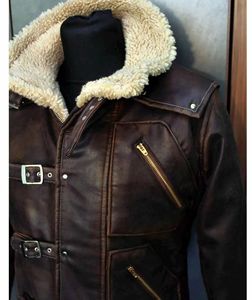 เสื้อหนังแกะแท้มอเตอร์ไซค์ขนเฟอร์กันน้ำ - Product Image 2