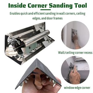 Otra herramienta de mano Herramienta de lijado para esquinas de pared-Bordes interiores y exteriores Productos de construcción hechos en Vietnam - Product Image 2