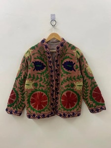 Chaqueta Corta de Tela Suave Hecha a Mano con Bordado Suzani TNT, Chaqueta de Tela Suzani para Mujer al Mejor Precio - Product Image 4