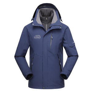 100% coton imperméable coupe-vent confortable Polyester matériel coque souple support respirant veste d'hiver pour les vêtements de plein air - Product Image 4