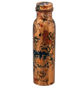 Bouteille d'eau en cuivre écologique haut de gamme, faite à la main, pour la maison, la table, le déjeuner, la décoration, vente en gros - Product Image 5