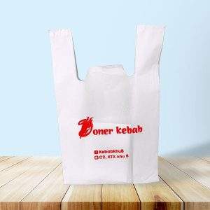 Offre Spéciale personnalisé Logo imprimé T-Shirt sac personnalisé marque supermarché utiliser excellent pour l'emballage - Product Image 5