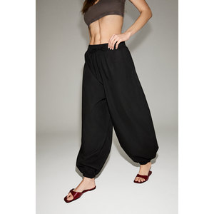 Pantalones Harem GRIMELANGE CLARENS para Mujer, Tela Popelina 100% Algodón, Cintura y Puños Elásticos - Product Image 4
