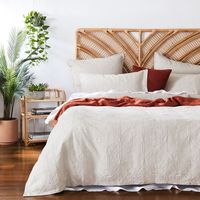 Tête de lit en rotin de haute qualité, réglable en hauteur, design artisanal, prix de gros pour usage domestique et hôtelier