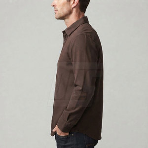 เสื้อเชิ้ตผ้าฝ้ายผู้ชายสวมใส่สบายแขนยาวติดกระดุมเสื้อลำลองน้ำหนักเบาเสื้อผ้าแฟชั่นสำหรับวันหยุดสุดสัปดาห์และการเดินทาง - Product Image 5