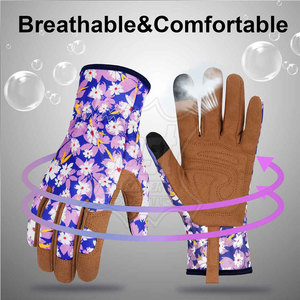 Gants de jardinage multi-usages pour une utilisation quotidienne, gants de jardinage en coton écologiques, ajustement confortable, en vente - Product Image 4