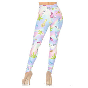 Leggings de gymnastique extra doux et fiables pour femmes, sans coutures, sublimés pour le yoga, la course à pied et le confort quotidien. - Product Image 4