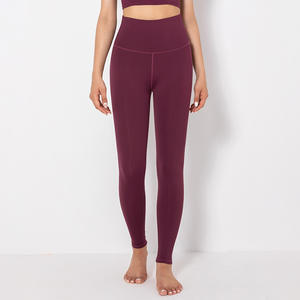 Mallas de mujer sin costuras al mejor precio para ropa de Yoga con estampado de logotipo personalizado, mallas de Yoga ligeras de alta calidad para mujer 2024 - Product Image 3