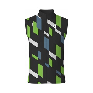 Jersey de Ciclismo Personalizado Sublimado Ecológico sin Mangas, Tejido Transpirable que Absorbe la Humedad, Resistente al Viento, Talla Grande - Product Image 1