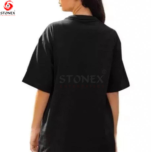 T-shirt vintage à la mode en gros de haute qualité pour femmes imprimé graphique Streetwear T-shirt en coton pour femmes de grande taille - Product Image 6