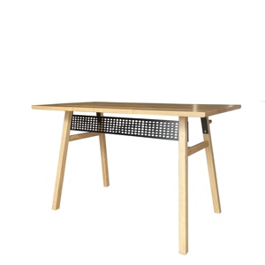 Escritorio moderno de madera maciza para ordenador con panel de metal de pata anudada para uso en oficina o apartamento de muebles para el hogar de Vietnam - Product Image 3