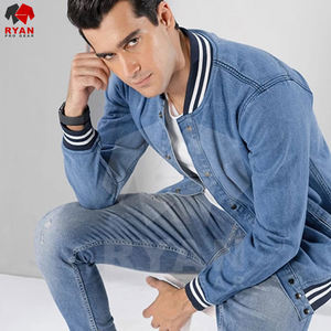 Chaqueta vaquera con servicio OEM, superventas, chaqueta vaquera de alta calidad, chaqueta vaquera informal de calle para hombre, logotipo personalizado - Product Image 6
