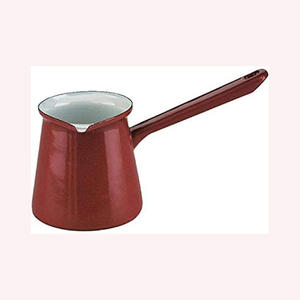 Hot-Selling Wholesale Turkish Copper Coffee Pot Handcrafted with Unique 2025 Vintage Design & Long Brass Handle - Product Image 2