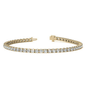 Legacy Luxe 12.00 CTW Tennis <b>Bracelet</b> with Diamonds 14K <b>White</b> or Yellow <b>Gold</b> Diamond <b>Bracelets</b> & <b>Bangles</b> - Product Image 1