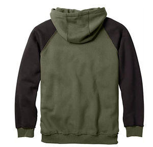 Sweats à capuche pour hommes logo personnalisé pull à capuche avec impression en relief 100% coton polaire poche design coupe-vent - Product Image 6