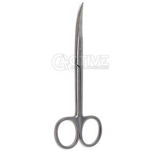 Tijeras profesionales de IRIS de acero inoxidable Instrumentos quirúrgicos oftálmicos Tijeras oftálmicas duraderas de IRIS CE - Product Image 2