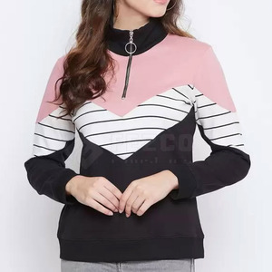 Sweat-shirts d'hiver personnalisés pour femmes, style streetwear, avec logo sur le devant, manches longues, respirants, 100% coton - Product Image 1