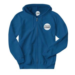 Sweat-shirt à capuche zippé indépendant avec fermeture éclair - Product Image 4