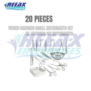 Juego de vendaje quirúrgico de acero inoxidable con instrumentos reutilizables Certificado CE por REEAX ENTERPRISES - Product Image 6