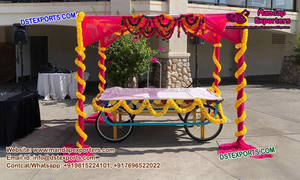 Unique Outdoor <b>Mehndi</b> <b>Decor</b> Rehri Stall Traditional Wedding Rehdi Stalls <b>Decor</b> Arabian Theme Wedding Rehdi Food Stall Wedding UK - Product Image 3