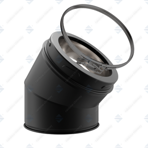 Fascia di Bloccaggio per <span class=keywords><strong>Tubi</strong></span> di Canna Fumaria Isolati a Doppia Parete in Acciaio Inox 304 di Classe A per Tutti i Tipi di Combustibile, <span class=keywords><strong>Diametro</strong></span> 6 Pollici - Product Image 4