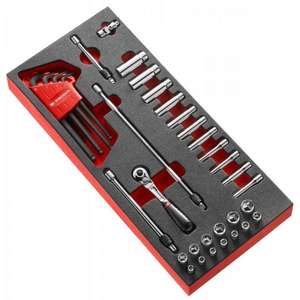 Juego de Llaves de Tubo Facom de 1/4'' con Accesorios de Trinquete y Llaves Allen - Product Image 1