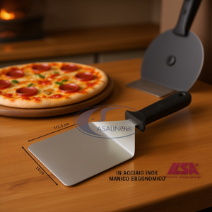 Ilsa Paletta per Pizza in Acciaio Inox 14x13.8 cm, Utensili per Pizza Tuttixuno - Product Image 3