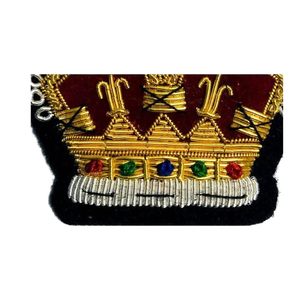 Trending Bullion Handmade Embroidery Fully Customized Blazer <b>Badge</b> High Quality Bullion Wire Blazer Uniforms <b>Badge</b> - Product Image 4