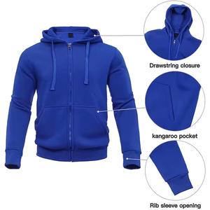 Ensemble de survêtement vintage en molleton pour homme, personnalisable avec logo, fermeture éclair, 100 % coton, séchage rapide, respirant et élastique - Product Image 5