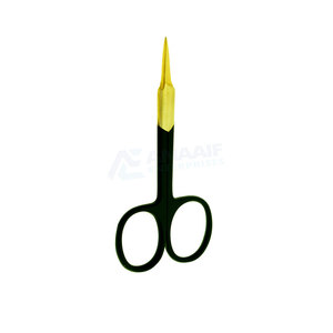 Ciseaux à ongles de haute qualité du fabricant pakistanais poignée en céramique légère en acier inoxydable incurvé tranchant sans danger pour une utilisation en beauté - Product Image 3