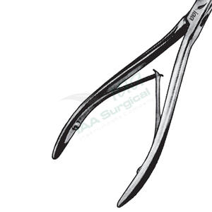 Mini Rongeurs Curvos Friedmann, Pinzas para Huesos Finos, Instrumentos Quirúrgicos Ortopédicos Manuales de Acero Inoxidable con Certificación CE - Product Image 6