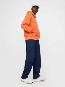 High Quality 100% Cotton Unisex Hoodie for Men <b>Orange</b> colour Pullover Sweatshirt Custom Logo French Terry <b>Hoodies</b> Comfortable - Product Image 5