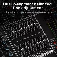 Console de mixage professionnelle Depusheng PG10 10 voies pour scène et performances en extérieur avec grand effet de réverbération