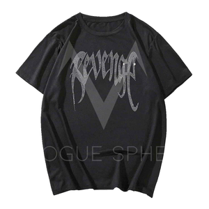 Rhinestone T Shirts Men Factory Rate Summer Short Sleeve Rhinestone Tee Shirts Men's High Quality Spring O Neck Rhinestone Tops - Product Image 1