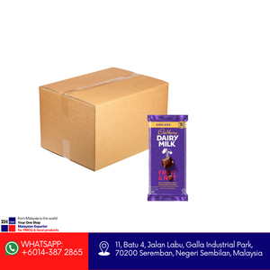 Cadbury sữa trái cây Nut 190G vua Kích thước sữa sô cô la thanh khối Nho Khô hạnh nhân ca cao Halal mondelez Malaysia mix container giá rẻ - Product Image 3