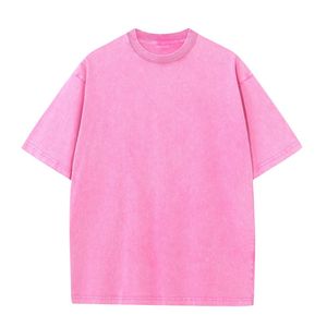 Vente en gros dernier T-shirt col rond T-shirt unisexe en coton respirant et froissé avec logo T-shirt personnalisable pour hommes - Product Image 2