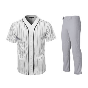 Uniforme de béisbol Béisbol Diseño liso Diseño bordado blanco con logotipo Deportes Personalizado Men'sNew Model Latest - Product Image 4