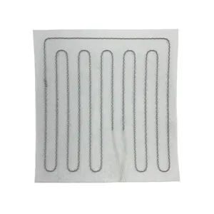 Linha de metal condutora impermeável para tecido aquecedor