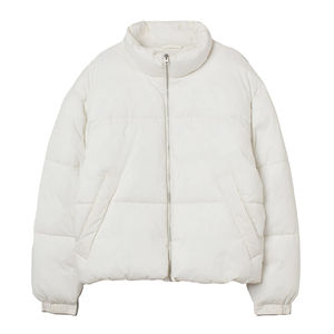 Blouson d'hiver matelassé à capuche pour homme, en toile imperméable, écologique, personnalisable, vente en gros, polyester, chaud, pour l'extérieur - Product Image 1