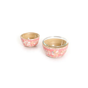 Ensemble de 2 bols à nourriture décoratifs ronds en verre nacré de haute qualité, parfaits pour les mariages et les événements spéciaux - Product Image 4