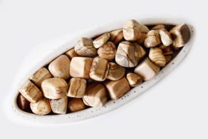 Wholesale Beige Color Picture Jasper Tumbled <b>Stones</b> Healing Carved Bulk Crystal for Decorative Design - Product Image 4