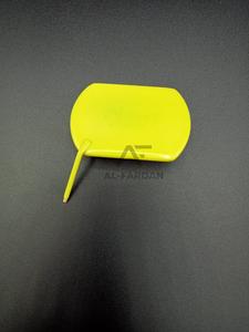 ที่จับกระจกทรงสี่เหลี่ยมด้ามจับกระจกทำจากสเตนเลสสตีลญี่ปุ่นสีเหลืองนีออนสำหรับช่างขนตา - Product Image 5