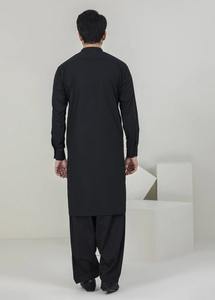 Costume Shalwar Kameez pour homme, dernière conception 2026, fabriqué en usine, décontracté, en coton, manches longues, uni, pour l'Aïd, traditionnel musulman - Product Image 5
