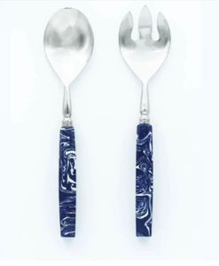 Meilleure Qualité Nouveau Style Acier Inoxydable Et Poignée En Résine Serveur À Salade Dernier Design Bureau Fête Et Restaurant Utilisé Meilleure Vente - Product Image 1