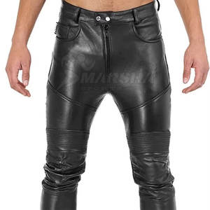 กางเกงหนังสำหรับผู้ชายกางเกงหนังมีโลโก้ของคุณเอง - Product Image 6