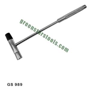 Essential GS 989 Marteau en acier à tête unique en caoutchouc Outil de bijouterie remplaçable pour le bois et les matériaux pour la fabrication de bijoux - Product Image 1