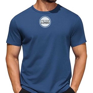 Chemises de course d'entraînement pour hommes, chemises athlétiques à séchage rapide pour protection solaire, t-shirts de gymnastique à manches courtes - Product Image 1